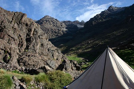 Camp in the mountains - small